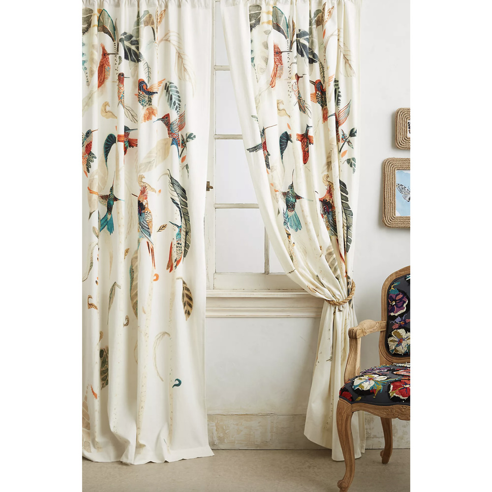 Anthropologie Nests & Nectar Curtain 50x108 1 PANEL NEW